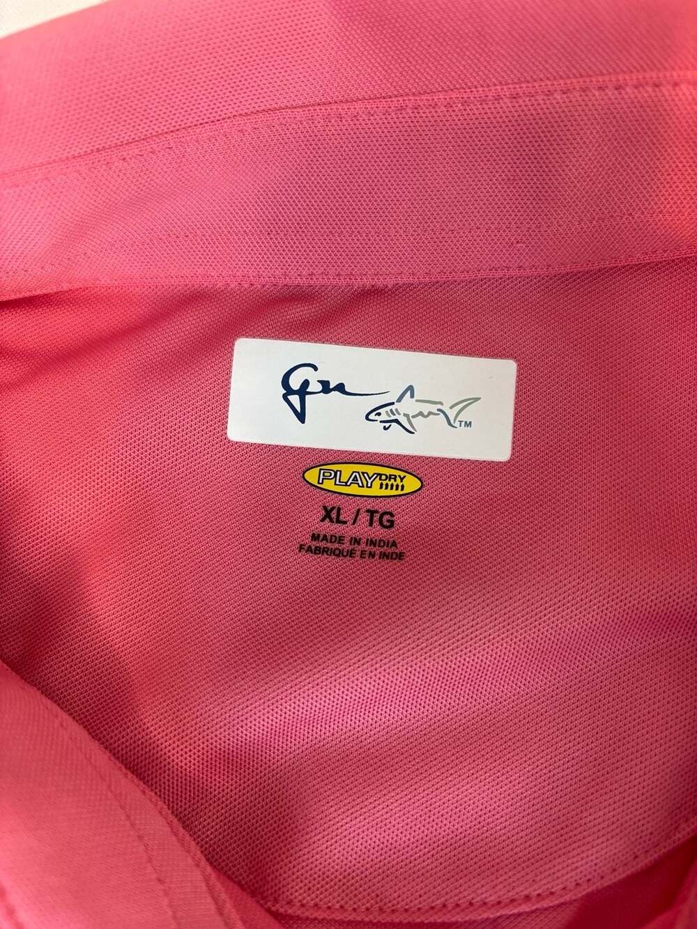 Greg Norman PlayDry Pink Sleeveless Golf Polo Shirt XL - Picture 2 of 9